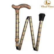【英國Classic Canes】摺疊收納.調整高低手杖- 4652E