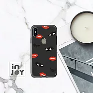 INJOYmall for iPhone 6 / 6s Look me紅唇女孩透明 防摔手機殼 保護殼
