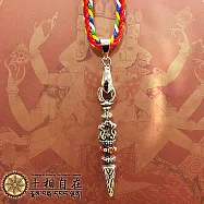 【十相自在】密宗紅石剛玉降魔金剛杵項鍊