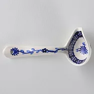 波蘭陶 歐式青花系列 尖嘴醬汁湯勺 17cm 波蘭手工製