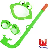 【BESTWAY】幼兒戲水超值組合 (綠色青蛙)