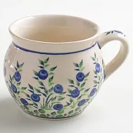 波蘭陶 粉紫浪漫系列 胖胖杯 320ml 波蘭手工製