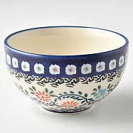 波蘭陶 典雅花團系列 餐碗 12cm 波蘭手工製