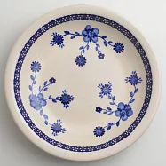 波蘭陶 歐式青花系列 圓形深餐盤 22cm 波蘭手工製