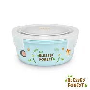 祝福森林 不鏽鋼密封無毒兩用餐盒(大) -水藍