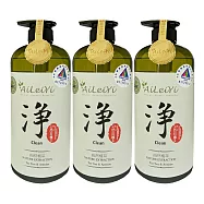 AiLeiYi洋甘菊潤膚沐浴精-淨/茶樹艾草1000ml(3瓶/組)
