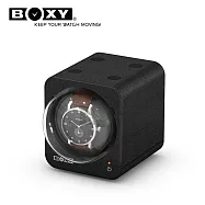 【BOXY自動錶上鍊盒】Fancy Brick系列皮革款-不含變壓器 自由堆疊 動力儲存盒 機械錶專用 WATCH WINDER黑色