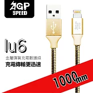 LU6 APPLE 金屬彈簧線金色