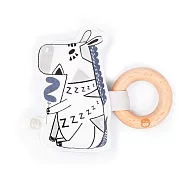 澳洲Kippins有機棉櫸木固齒器-班尼斑馬(BAM KIPLET&trade; RATTLE) **新包裝, 新設計**