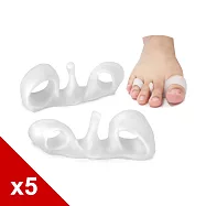 糊塗鞋匠 優質鞋材 J47 兩孔腳趾間隔套 5雙