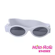 1-3歲兒童偏光太陽眼鏡 UV400 白框灰片 男女 抗紫外線 嬰幼兒 寶寶 K-9428cc Mola Mola 摩拉.摩拉