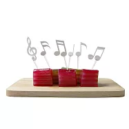 QUALY 音符果叉(6入)(白)