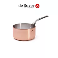 法國【de Buyer】畢耶鍋具『契合銅鍋頂級系列』單柄調理鍋18cm(無蓋)