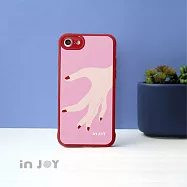 INJOYmall for iPhone 7+ / 8+ 愛的分不開粉色 耐撞擊邊框手機殼