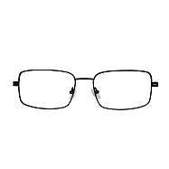 『簡約輕量』Siraya ISER 極細方框 鈦金屬光學鏡框 水亮黑