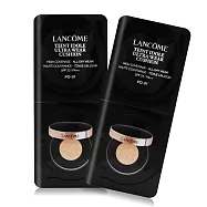 LANCOME 蘭蔻 零粉感超持久氣墊粉底 SPF23/PA++(1.8g)X2#PO-01-公司貨