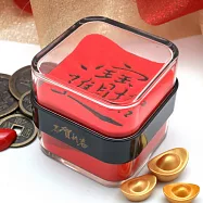 [招寶球]沙漏紙鎮(方形)_過年新年賀禮送禮_招財進寶