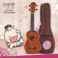 Koyama X 彎彎 UKE-YYS 21吋烏克麗麗 雷射雕刻 桃花心木 送專屬琴袋