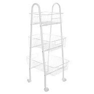 WISDOM 金字塔三層置物架(經典白)