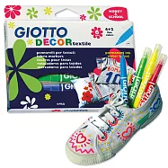 【義大利GIOTTO】衣物彩繪筆-6色(布料彩繪筆)