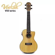 Veelah 23吋烏克麗麗 雲杉單板 VSO-CCE 送厚琴袋