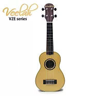 Veelah 21吋烏克麗麗 雲杉單板 VZE-S 送厚琴袋