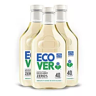 ECOVER宜珂 無添加ZERO親膚低敏洗衣精 1430ml x3