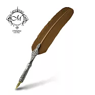 Manufactus 義大利羽毛沾水筆 | M09_S 灰棕