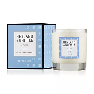 【H&W 英倫薇朶】清新亞麻香氛燭230g