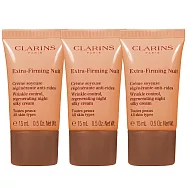 CLARINS 克蘭詩 煥顏緊緻彈力晚霜(15ml)*3(公司貨)