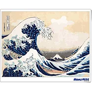 [HOMEHERE] DIY數字油畫/ 浮世繪 冨嶽三十六景 神奈川衝浪裏(獨家縮時畫布)