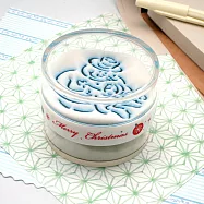 [招寶球]沙漏紙鎮(圓柱)_節日朋友個性化客製送禮_雪人聖誕樹