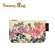臺灣國寶美術館 多功能文具袋/化妝包-花開富貴