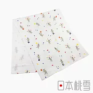 【日本桃雪】可愛紗布毛巾 (小小馬戲團)超值兩件組 (熊熊) | 鈴木太太公司貨