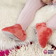 英國 POCONIDO 手工嬰兒絨絨鞋 (幸運紅)6-12個月