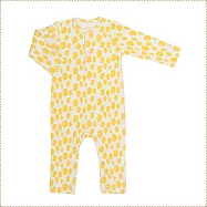 比利時 Trixie-有機棉長袖連身衣(86-92cm)-檸檬氣球