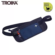 德國TROIKA防NFC防感應錢包防RFID防盜刷防側錄信用卡包防竊証件貼身包BLB20系列 (深藍色)
