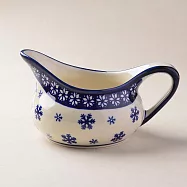 波蘭陶 雪白冰花系列 醬汁盅 18cm 波蘭手工製
