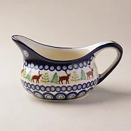 波蘭陶 歡樂聖誕系列 醬汁盅 18cm 波蘭手工製