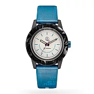 Q&Q SmileSolar 巴賽爾系列太陽能手錶-靛黑藍Small/35mm