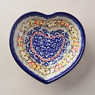 波蘭陶 沙漠玫瑰系列 愛心造型烤盤 波蘭手工製