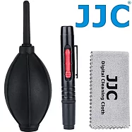 JJC三合一相機鏡頭保養清潔組CL-3(D)含集風清潔氣吹球、鏡頭拭鏡筆、拭鏡布各1