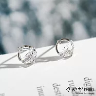 【Sayaka紗彌佳】純銀你眼中的汪洋晶鑽造型耳環