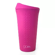 美國GoSili鉑金矽膠❚16oz❚TOGO咖啡隨行杯(蜜桃粉) (環保吸管 矽膠吸管 總代理公司貨)