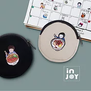 INJOYmall 【超幽默人生系列】台灣美食 帆布圓形零錢包 魯肉飯款
