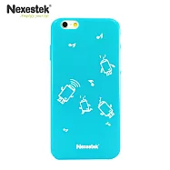 Nexestek iPhone 6 / 6S Plus 全包覆炫彩漆藍手機保護殼(公仔款)