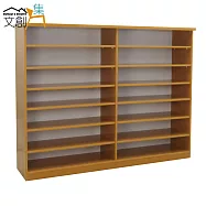 【文創集】羅斯 環保5尺塑鋼開放式鞋櫃/玄關櫃(4色可選)原木紋