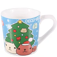 Kapibarasan 水豚君1-12month系列小型馬克杯。12月份