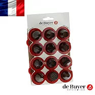 法國【de Buyer】畢耶烘焙 專利創意擠花嘴組12件組