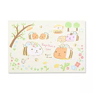 kapibarasan 水豚君花園變裝小蜜蜂明信片
